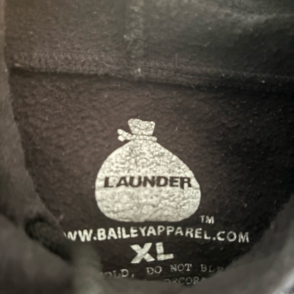 Bailey Apparel Black Hoodie XL